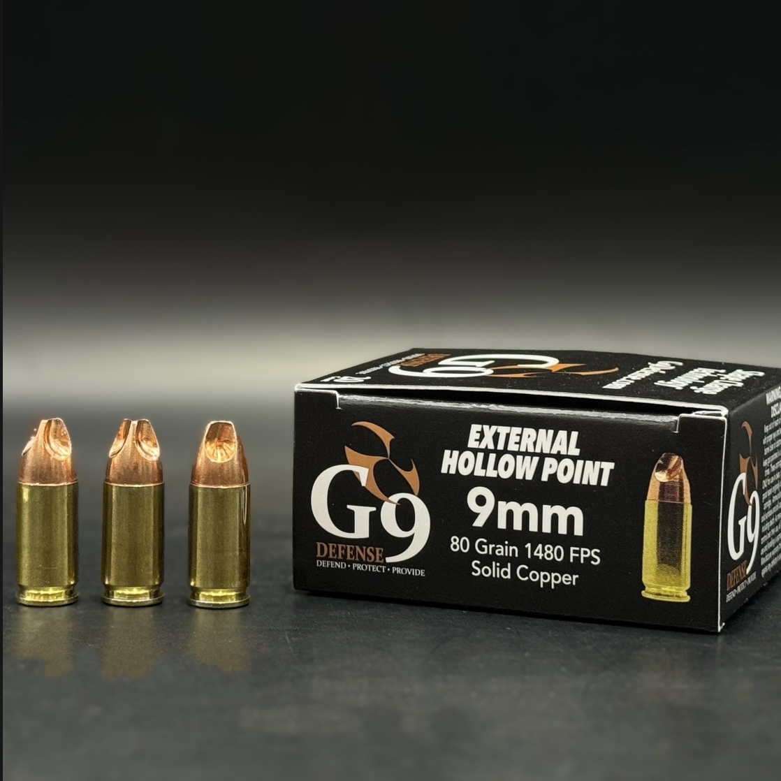 G9 External Hollow Point 80gr (9mm)