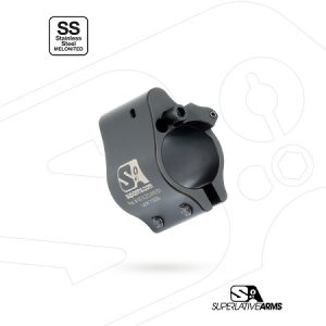 Superlative Arms DI Adjustable Gas Block, .625, Stainless, Clamp On, Melonite