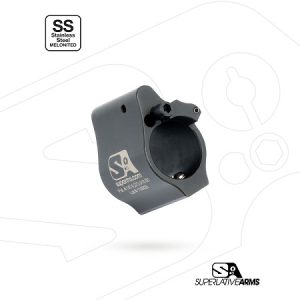 Superlative Arms DI Adjustable Gas Block, .625, Stainless, Solid Set Screw, Melonite