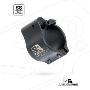 Superlative Arms DI Adjustable Gas Block, .936, Stainless, Clamp On, Melonite